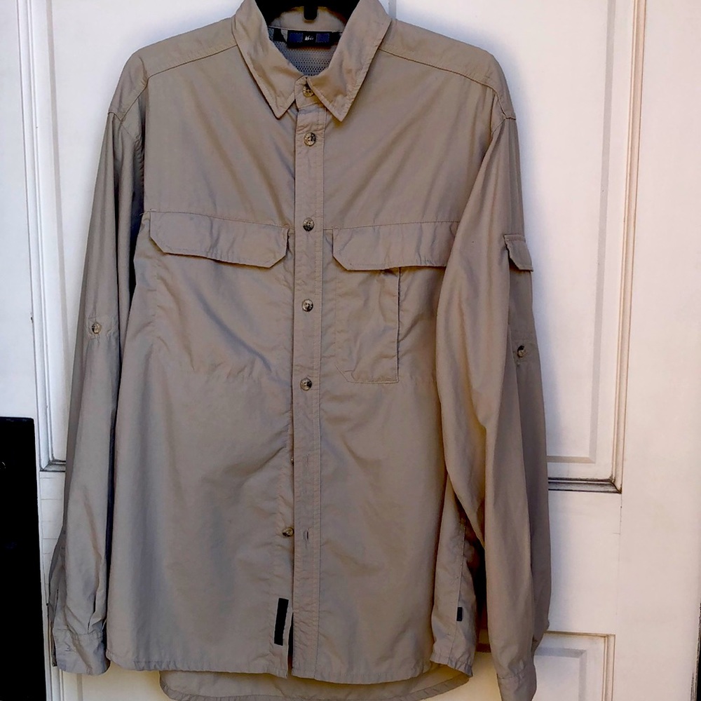 REI UPF 40 Mens long sleeve shirt Medium